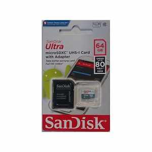 Sandisk 64 GB Ultra Micro SD Card With Adapter