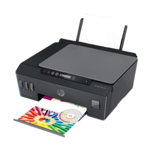 HP Smart Tank 500 Colour Printer, Scanner and Copier for Home/Office, High Capacity Tank with Automatic Ink Sensor