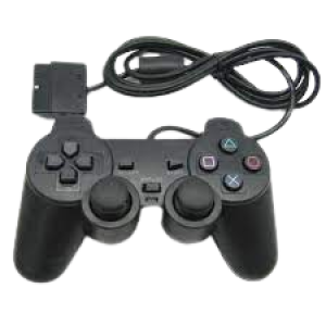 Wired Controller for PS2 Double Shock, 2 Pack Gamepad Remote Compatible with Play station 2