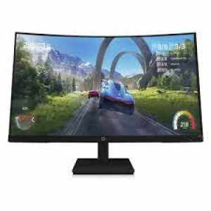 HP X32c Gaming Monitor - LED monitor - curved - 31.5" - 1920 x 1080 Full HD (1080p) @ 165 Hz - VA - 350 cd/m² - 3000:1-1 ms - HDMI, DisplayPort